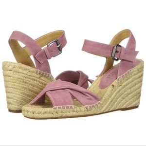 Splendid leather espadrilles wedges
